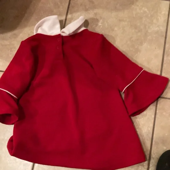 Red Dress with Reindeer Design - Picture 4 of 4